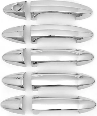 Immagine prodotto di Maniglie delle porte per Ford Tourneo Courier 2023-2025 5 porte in acciaio inox cromato 10pcs