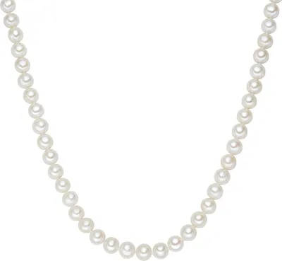 Produktbild von Valero Pearls Perlen-Kette Sterling Silber Süßwasser-Zuchtperle 60921014
