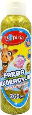 Produktbild von Dekorative Glitzerfarbe Gelb 250 ml (Schul- und Schrein, Farben)