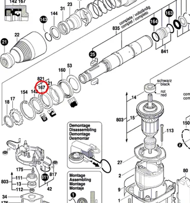 Produktbild von Bosch Radial-Wellendichtring für Stemmhammer GSH 5 E / 388 / 500 / 388 X / 5 CE