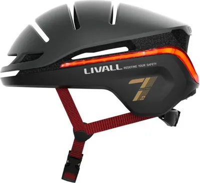 Zdjęcie produktu dla Livall Livall EVO21 Black Medium - (Inteligentny) kask rowerowy - Funkcja SOS - Wskaźniki LED - Inteligentne oświetlenie