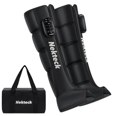 Produktbild von Nekteck Beinmassagegerät mit Luftkompression, kabellos, Recovery System 2er-Set, wiederaufladbar, für Waden und Beine