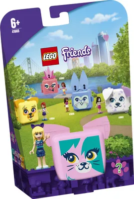 Zdjęcie produktu dla LEGO Friends Kostka Stephanie z kotem, Zestaw do budowania, 6 lat(a), Plastik, 46 szt., 100 g