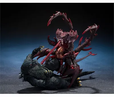 Obrázok produktu pre Sada figúrok Godzilla vs. Destroyah, vrátane Godzilla Junior a Destroyah, séria S.H. Monster Arts