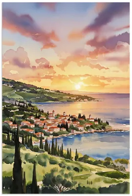 Produktbild von ARTland Wandbild Alu für Innen & Outdoor Meditterane Impressionen Größe: 40x60 cm