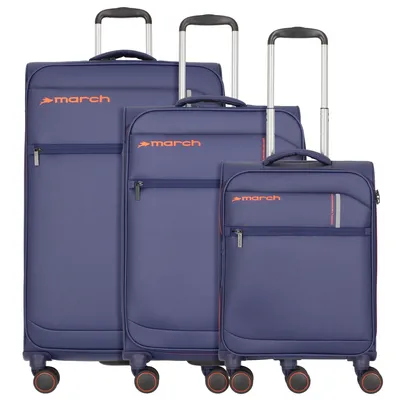 Produktbild von March15 Trading Silhouette 4 Rollen Kofferset 3-teilig mit Dehnfalte