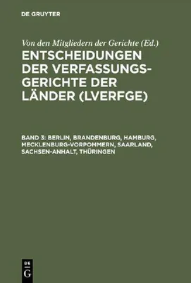 Produktbild von Berlin, Brandenburg, Hamburg, Mecklenburg-Vorpommern, Saarland, Sachsen-Anhalt, Thüringen