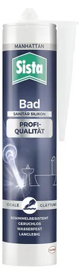 Produktbild von Sista 301771, 280 ml, Silikondichtungsmittel, Für die Nutzung im Innenbereich geeignet, Manhattan-Farbe, 1 Stück(e)
