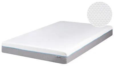 Zdjęcie produktu dla BELIANI Materac piankowy 120 x 200 cm twardy pianka memory zdejmowany pokrowiec