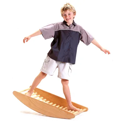 Immagine prodotto di EDUPLAY 170-255 Barra di equilibrio in legno con pioli, naturale