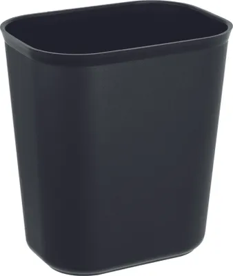 Produktbild von Papierkorb Kunststoff eckig schwarz