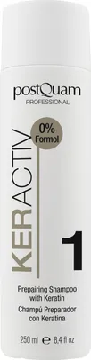 Obrázok produktu pre PostQuam Keractiv, 250 ml, Šampón, Profesionálne, Ženy, Všetky typy vlasy, Všetky farby