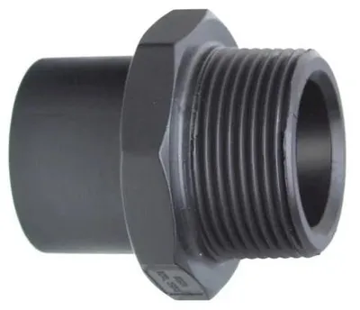 Productafbeelding van Georg Fischer overgangsstuk PE100, diameter 25 x 3/4" mannelijk schroefdraad, SDR11, 1 stuk.