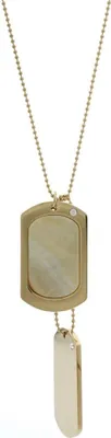Produktbild von Misaki Damen Halskette Edelstahl gold BLONDIE QCUPBLONDIE