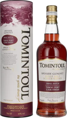 Produktbild von Tomintoul Small Batch Tawny Port Cask Finish 40% Vol. 0,7l in Geschenkbox