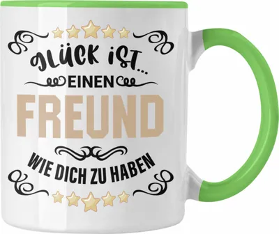 Produktbild von Trendation - Bester Freund Tasse Geschenk Beste Freunde Bester Freund Der Welt Geschenkidee (Grün)