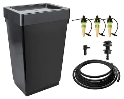 Produktbild von Blumat Tropf-Blumat Automatische Bewässerung | für 3 Pflanzen | inkl. 47L Tank | Stromlose Urlaubsbewässerung Komplettset