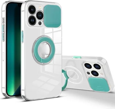 Produktbild von König Design Hülle kompatibel mit Apple iPhone 13 Pro Kunststoff Soft Handyhülle - Handy Case Minzgrün