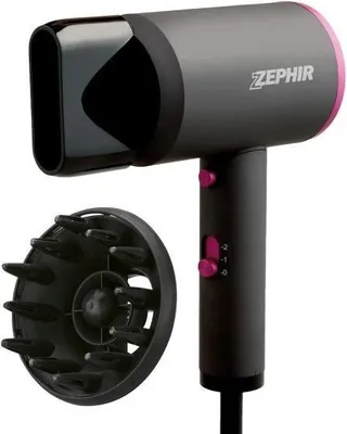 Immagine prodotto di Zephir ZHB2000 asciuga capelli 2000 W Nero