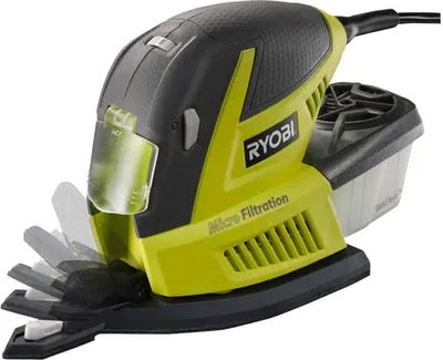 Produktbild von Ryobi RMS180-S Palm Sander 180 W Delta 1/3 Blattverlängerung 12000 U/min