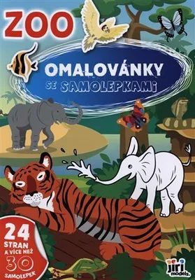 Zdjęcie produktu dla Kolorowanka A4 z naklejkami Zoo