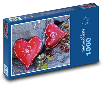 Obrázek produktu pro Puzzle 1000 Červené srdce z lásky - martinpuzzle