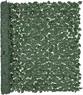 Produktbild von SucceBuy Efeu-Privatsphärenzaun, 1500 x 2490 mm künstlicher grüner Wandbildschirm. Verstärktes Gelenk. Künstliche Heckenrebenblatt-Nachbildung für Außen-Garten, Hof, Terrasse