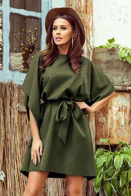 Immagine prodotto di Numoco Mini abito donna Sofia kaki 2XL/3XL