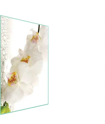 Produktbild von Glasschneidebrett 35x52 Orchidee