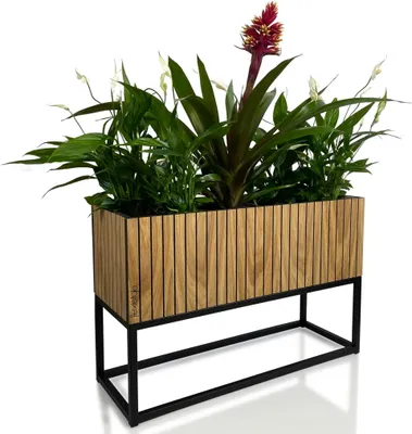 Obrázok produktu pre Blumenbeet štvorcový LOFT FIORINO Lišty 62x22x40 cm