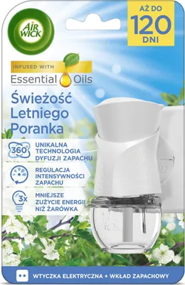 Produktbild von Air Wick, Odświeżacz elektryczny z wkładem, Letni poranek, 19 ml