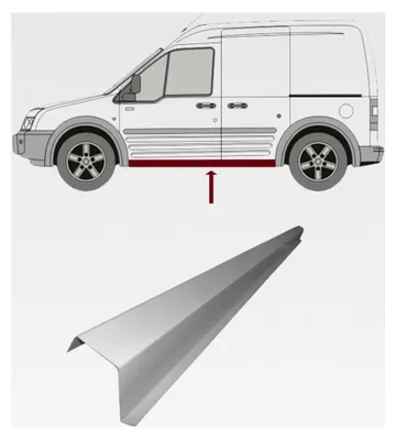 Produktbild von Reparaturblech Schweller rechts passend für Ford Transit Connect 2003-2014