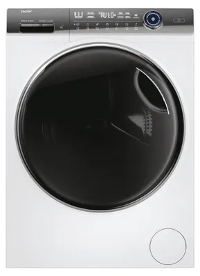 Immagine prodotto di Haier HWD100-B14979U1, riempimento frontale, in piedi, bianco, a sinistra, nero, manopole