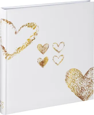 Produktbild von Hama Buch-Album Lazise, 29x32 cm, 50 weiße Seiten, Gold