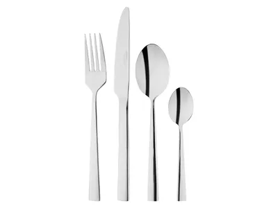 Produktbild von Livarno rostfreier Edelstahl Besteck für 6 Personen Set 24 tlg. Hochglanzpoliert Pflegeanleitung NEU