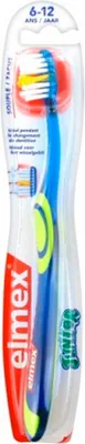 Obrázok produktu pre elmex Junior, Zubná kefka, Detské, Zelená, 6 rok / roky, 12 rok / roky, Mäkké