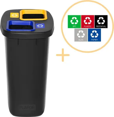 Produktbild von Plafor Duo Bin – 90l – Recycling