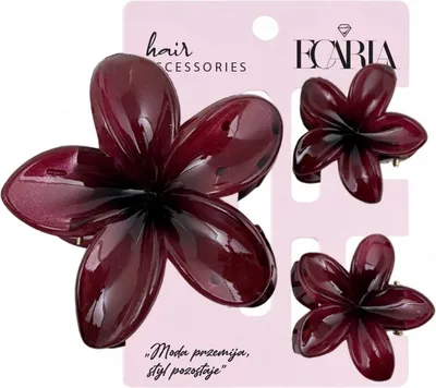 Produktbild von Carla Set Haarspangen Dunat burgund Univerzální