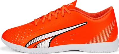 Produktbild von PUMA Ultra Play IT Hallen-Fußballschuhe 01 - ultra orange/puma white/blue glimmer 44