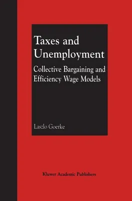 Obrázek produktu pro Taxes and Unemployment