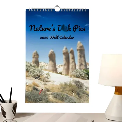 Image de Calendriers muraux humoristiques pour 2026, destinés aux familles