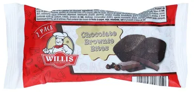 Produktbild von Willis Chocolate Brownie Bites 2x25g