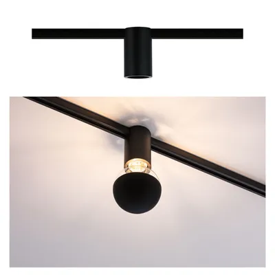 Produktbild von Paulmann URail Schienenspot Socket Einzelspot schwarz