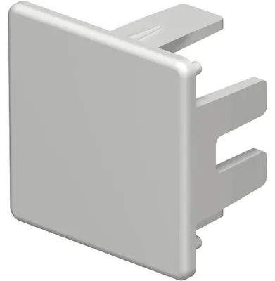 Produktbild von OBO Endstück, 30x30mm, Polyvinylchlorid, reinweiß, RAL 9010, 1 Stk.