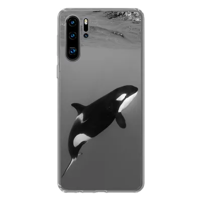 Produktbild von MuchoWow® Handyhülle Schutzhülle Hülle für Huawei P30 Pro Orca - Wasser - Tiere Silikon Softcase Handy Hülle - Schutzdeckel