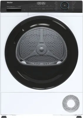 Produktbild von Haier I-Pro Series 3 HD90-A2939E, Freistehend, Frontlader, Wärmepumpe, Weiß, Drehregler, Links