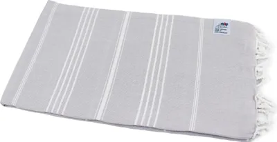 Produktbild von Hamamtuch 100x180 cm grau für Sauna und Wellness "Sultan"