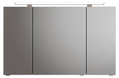 Produktbild von Pelipal Spiegelschrank Serie 6025 SEAE04611G121AQ Korpus Quarzgrau Hochglanz touch - Breite: 115 cm