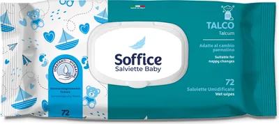 Immagine prodotto di Salviette Neonato 12x72 pz Pop-Up con Talco - Accessori e Prodotti per l'Igiene del Bambino (864 Salviette) | Salviettine Detergenti Umidificate per il Cambio Pannolino | Baby Wipes Ideali per Asilo