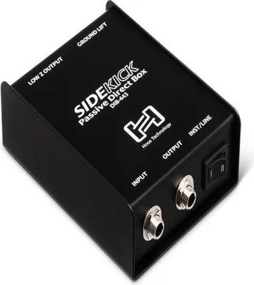Produktbild von Hosa Technology DIB-443, 6.3mm (F), 6.3mm (F), Schwarz, Weiblich, Electric guitars, basses, and keyboards